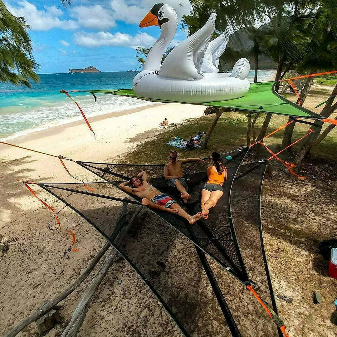Multi-person hammock- patented 3 point design-xinru