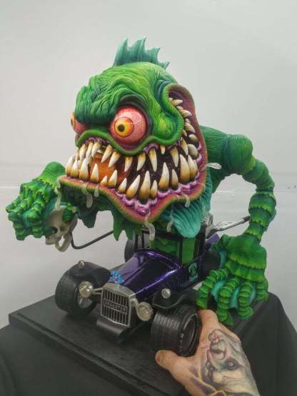 Rat Fink Collectible Model Toy Spooky Halloween Decoration-xinru