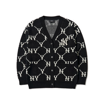 ★MLB★人気★送料込み★人気★DIA MONOGRAM CARDIGAN 3AKTM0214-xinru shop