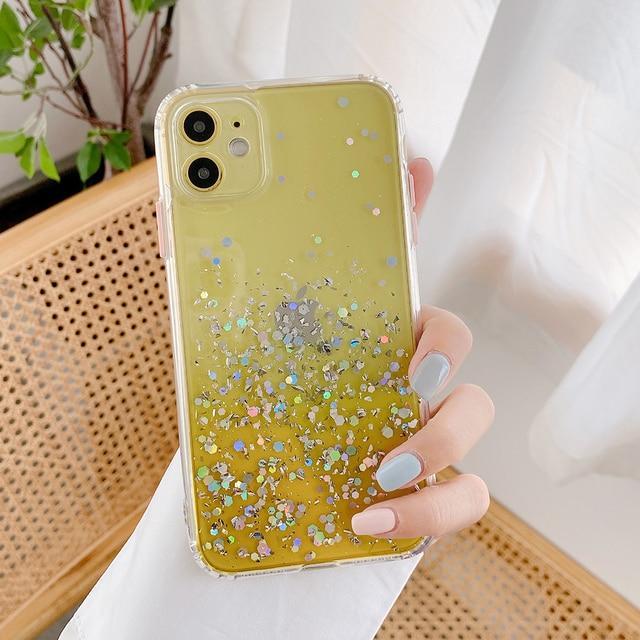 Gradient Glitter Sequins Case-xinru