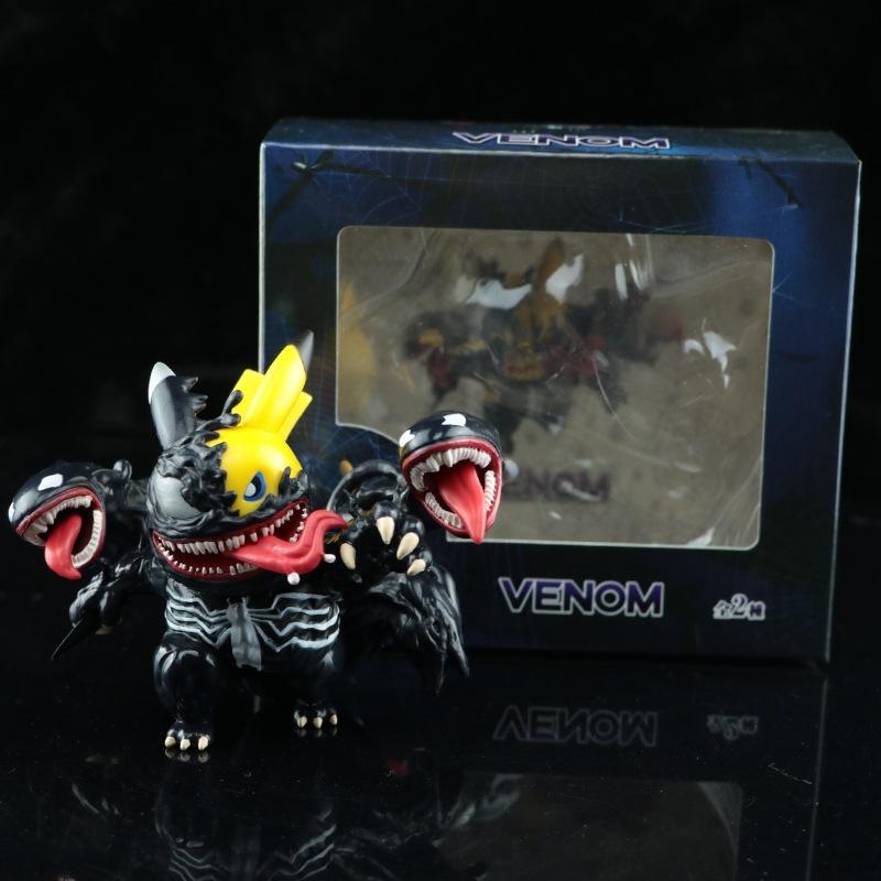 Venom Pikachu Action Figure Model Toy Holiday Gifts-xinru