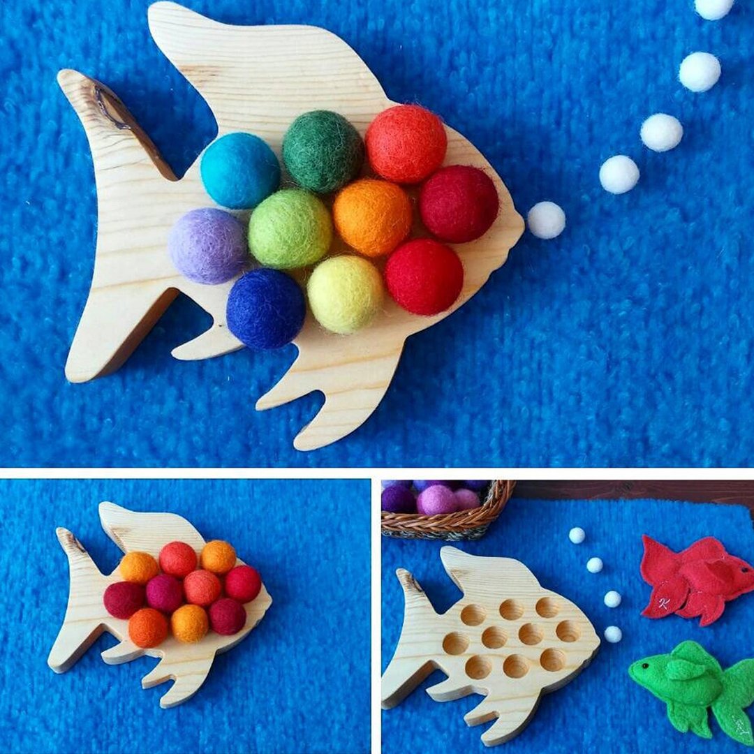 Montessori Toys Ten Frame Fine Motor Ten Frame Math-xinru