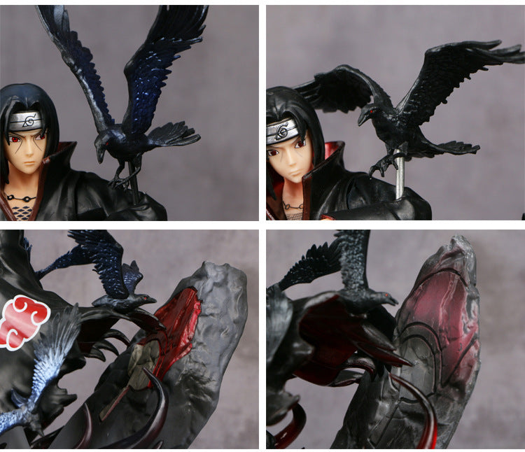 Naruto Shippuden Uchiha Itachi Pvc Action Figure Toy Collection Model Crow-xinru