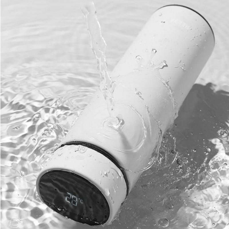 Intelligent Insulated Thermos Bottle with Temperature Display-xinru