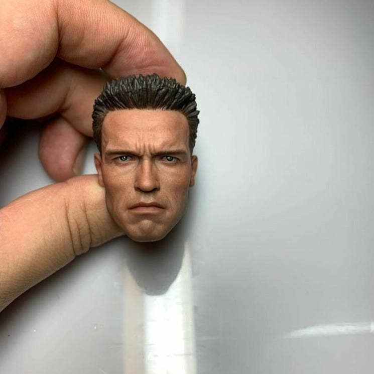 1/6 Arnold Schwarzenegger Head Sculpt Male Head Sculpt fit 12'' Figure Toy-xinru