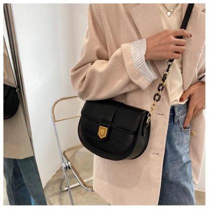 ワニのパターンショルダーバッグ-xinru shop