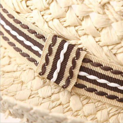 Men's Straw Fedora Vintage Panama Hat-xinru