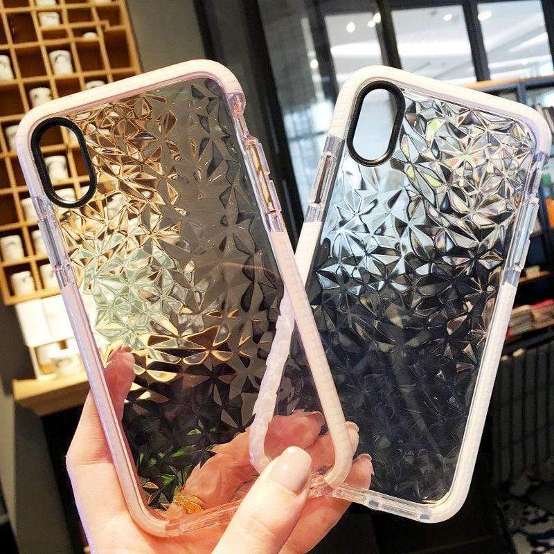 Diamond Transparent Case-xinru