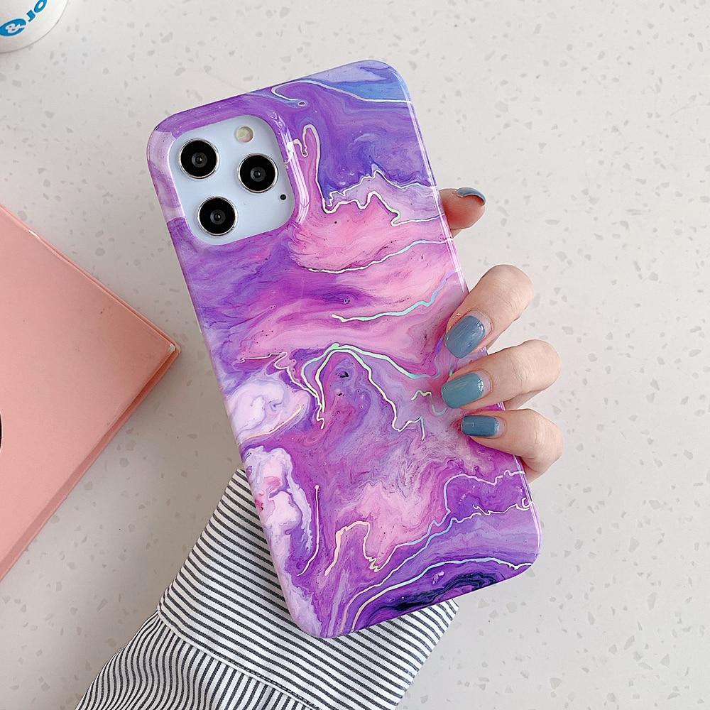 Abstract Laser Marble Case-xinru