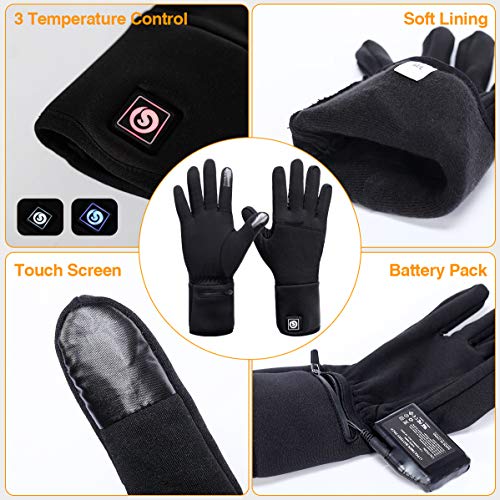 Outdoor Unisex Heated Gloves Liners Electric Gloves-xinru shop