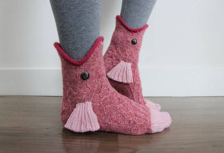 Knit Crocodile Socks-xinru shop