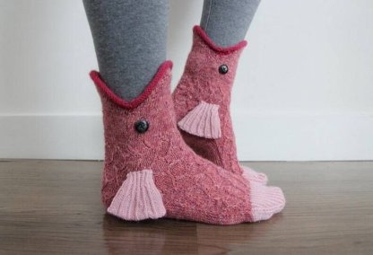 Knit Crocodile Socks-xinru shop