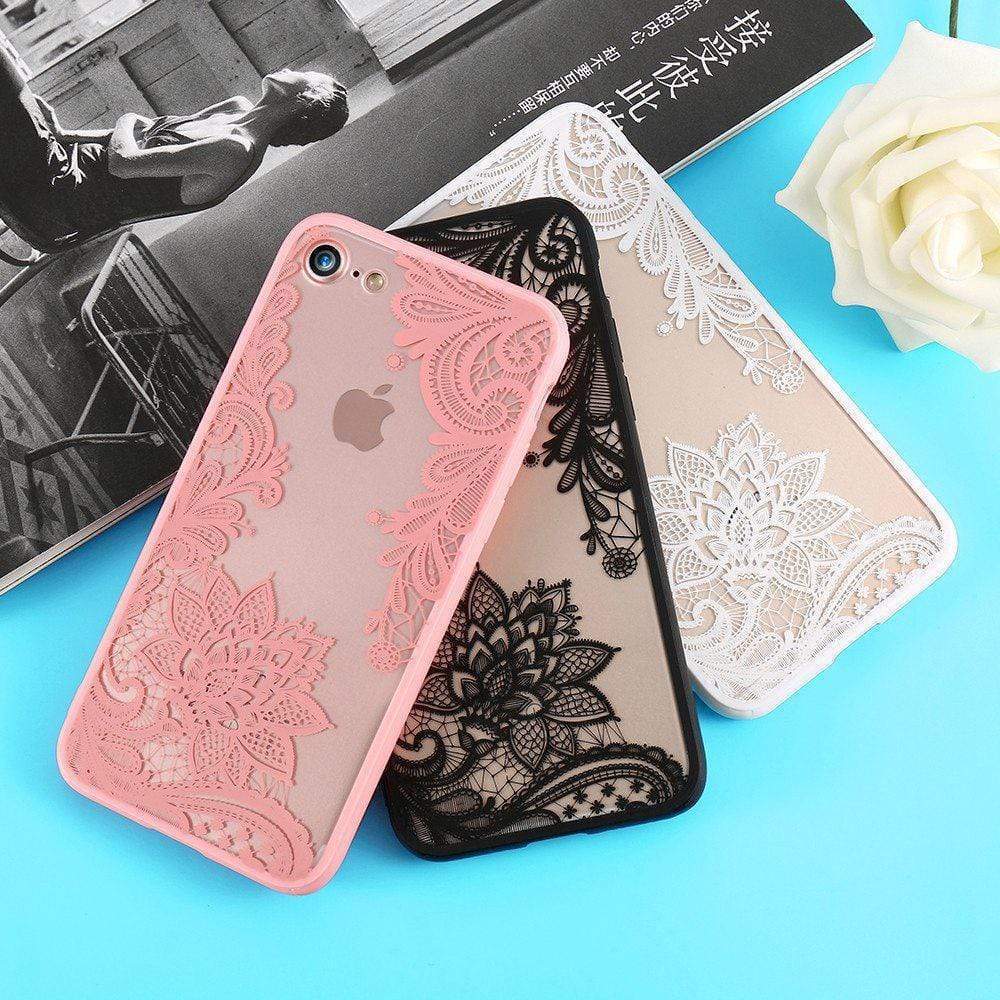 Luxury Lace Flower Case-xinru