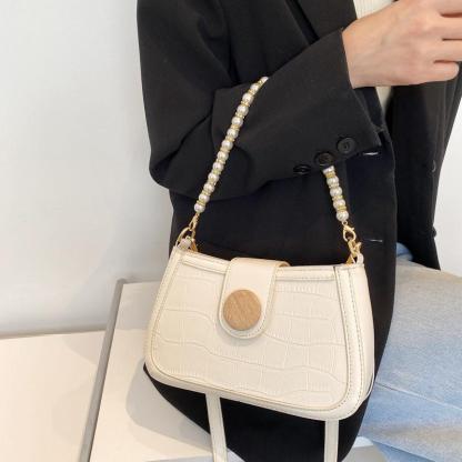 パールチェーンショルダーバッグ-xinru shop