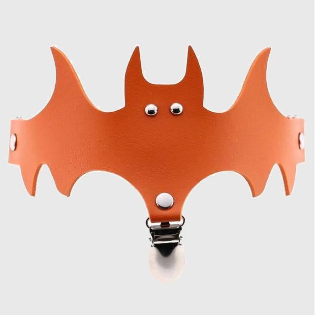 Lady Adjustable Halloween Bat Wing Thigh Leg Stockings Suspender Garter Belt-xinru