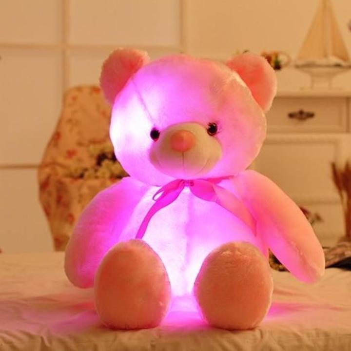 Glow Bear LED Light Up Plush 3D Stuffed Animal-xinru