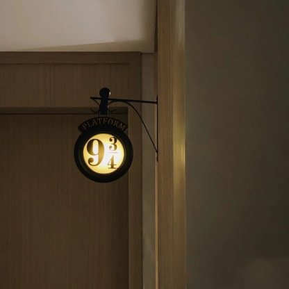 Harry Potter Movie 9 3/4 Wall Light Night Light Decoration Lamp Gift For Kids-xinru
