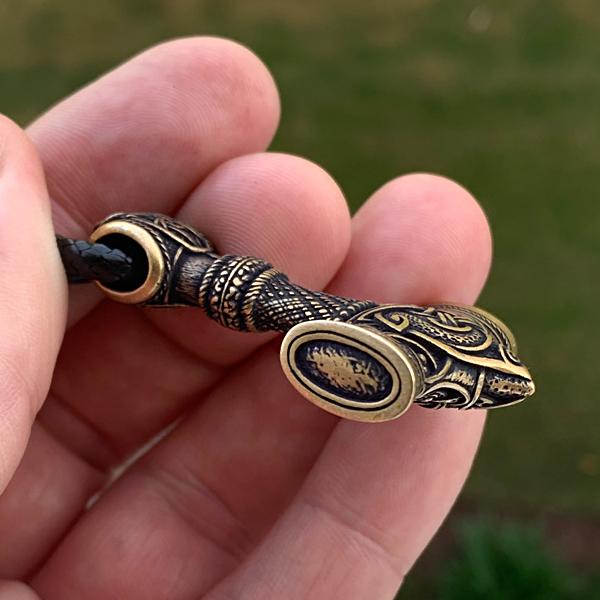 Midgard Mjolnir - Bronze or Sterling Silver-xinru shop