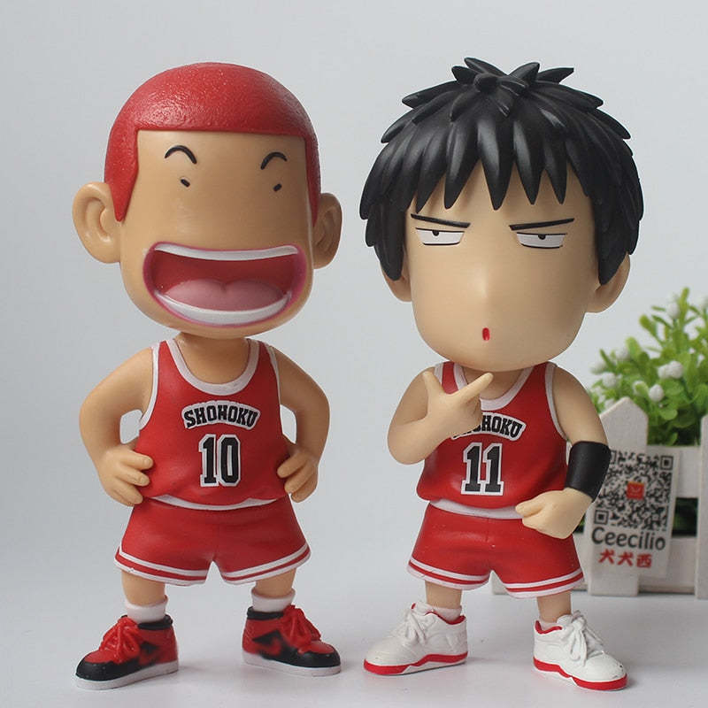 Anime Slam Dunk Sakuragi Flower Road Kaede Rukawa PVC Figure New Bulk-xinru