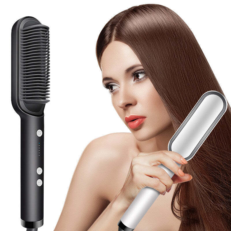 Anion Straight Hair Comb Straight Hair Curler-xinru