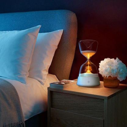 Hourglass Lamp with Remote Control USB Rechargeable 13 Colors Birthday Gift-xinru