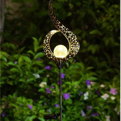 Romantic Solar Crackle Garden Light-xinru shop