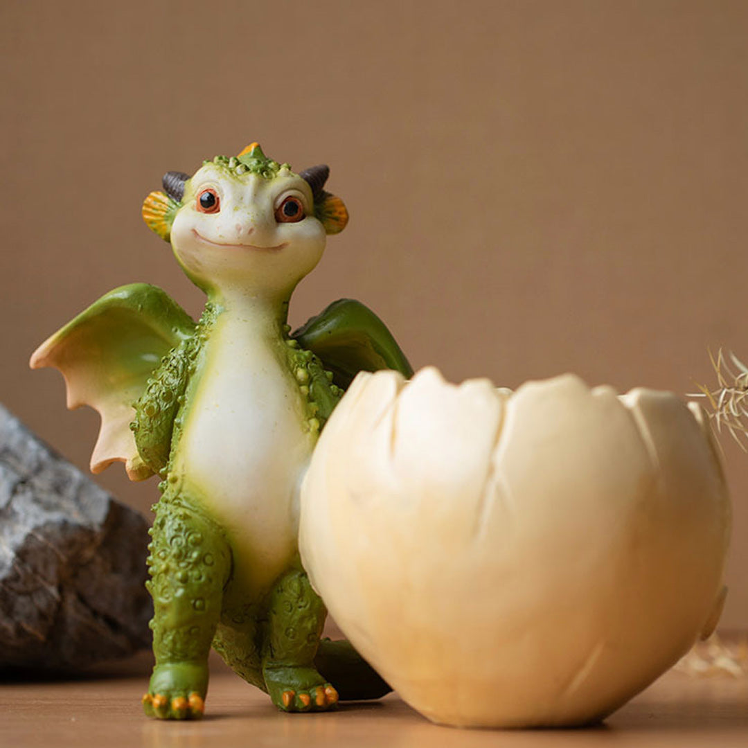 Creative Cute Cartoon Little Dinosaur Flower Pot Resin Simulation Animal Decoration-xinru