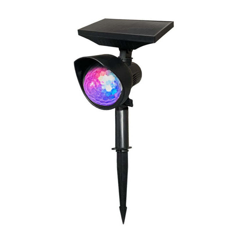 Solar Rotating Color Projection LED Outdoor Garden Lawn Light-xinru