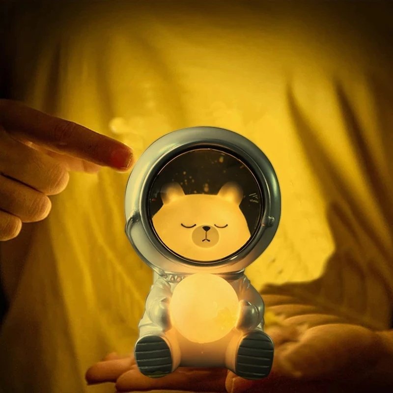 Pet Astronaut LED Moon Lamp Night Lights-xinru