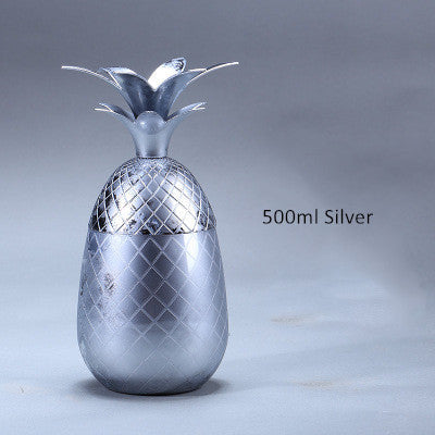 Pineapple Shaped Stainless Steel Cocktail Bar Glass-xinru