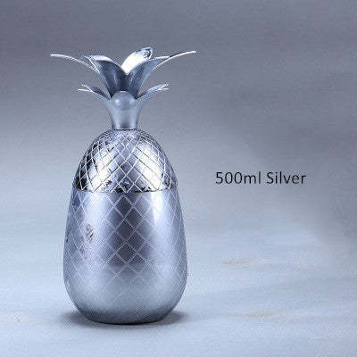 Pineapple Shaped Stainless Steel Cocktail Bar Glass-xinru