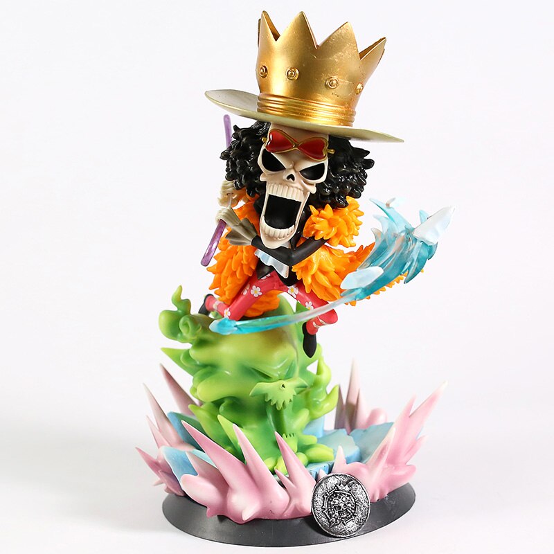 Anime One Piece Brook Figure Collectible Model Toy-xinru