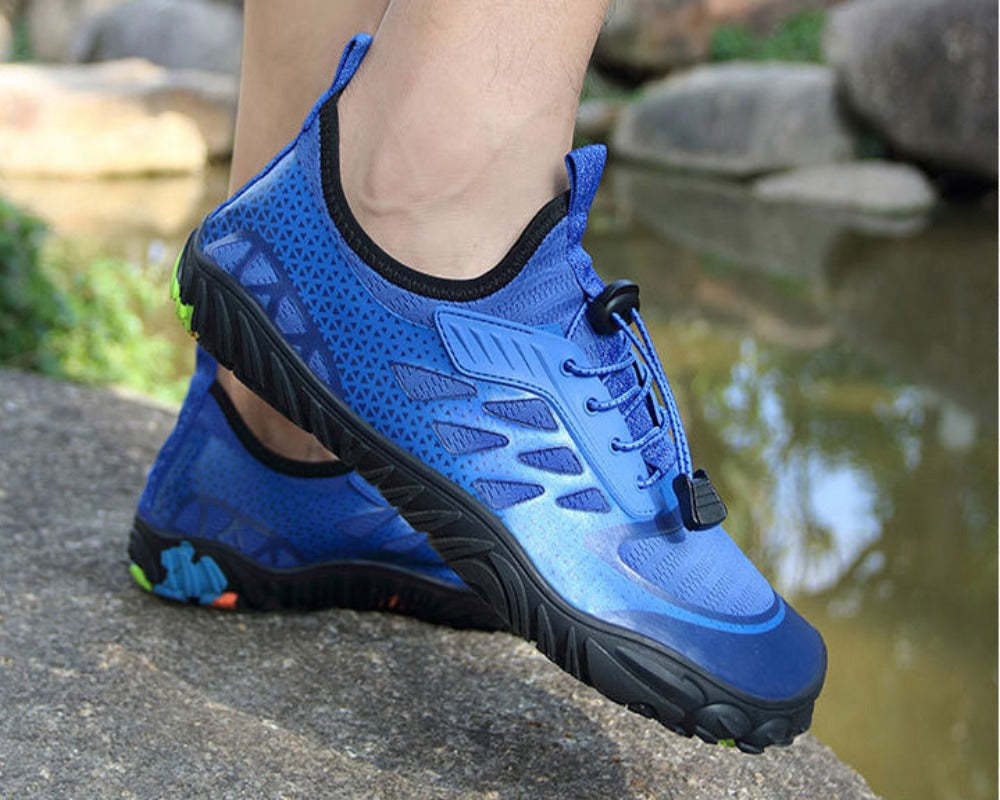 Breathing Double Buckles Unisex Water Shoes-xinru