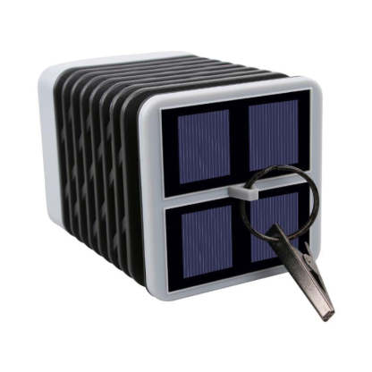 Solar Flame Torch Light Square LED Garden Lawn Decorative Hanging Light-xinru