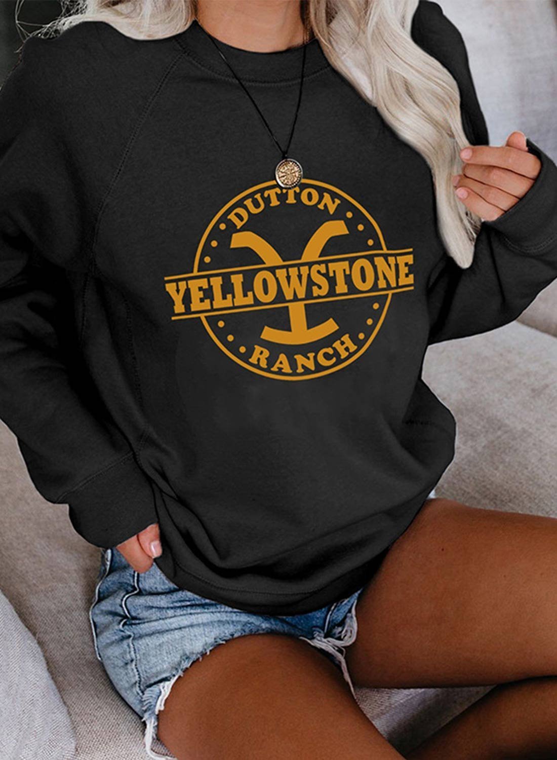 Women's Yellowstone Dutton Ranch TV Shows Sweatshirts-xinru shop