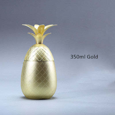 Pineapple Shaped Stainless Steel Cocktail Bar Glass-xinru