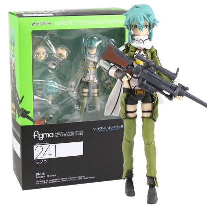 Anime Figma 248 Sword Art Online SAO Kirito GGO Ver. PVC Action Figure-xinru