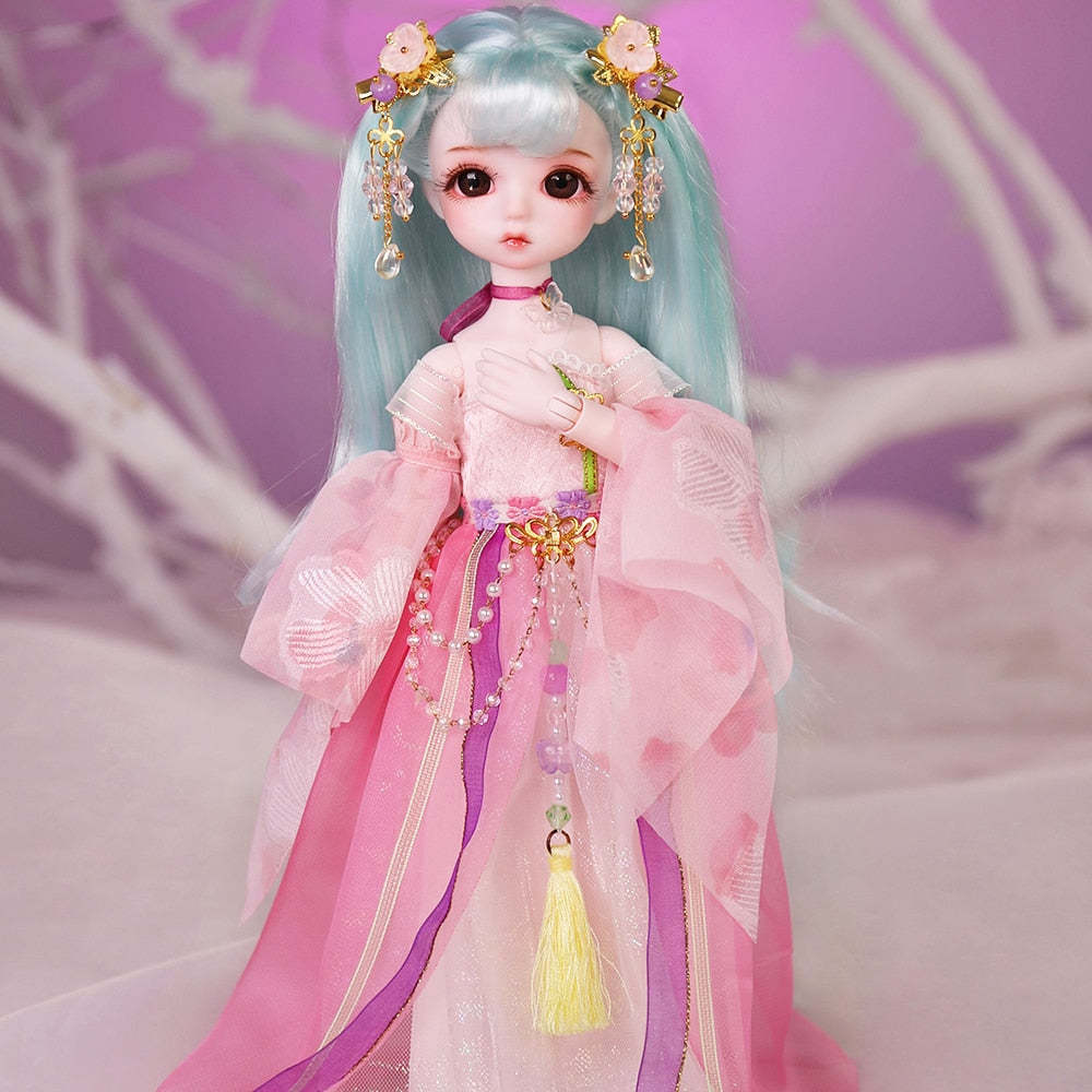 1/6 Fairy Dolls BJD Ball Jointed Doll Full Set-xinru