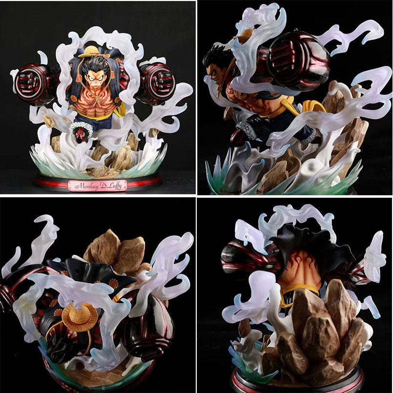 One Piece Gear Fourth Luffy Action Figure PVC Figma Collectible Statue Toy-xinru
