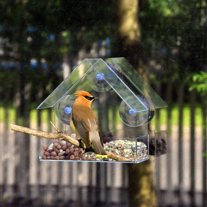 Window Bird Feeders For Outside Clear Acrylic-xinru shop