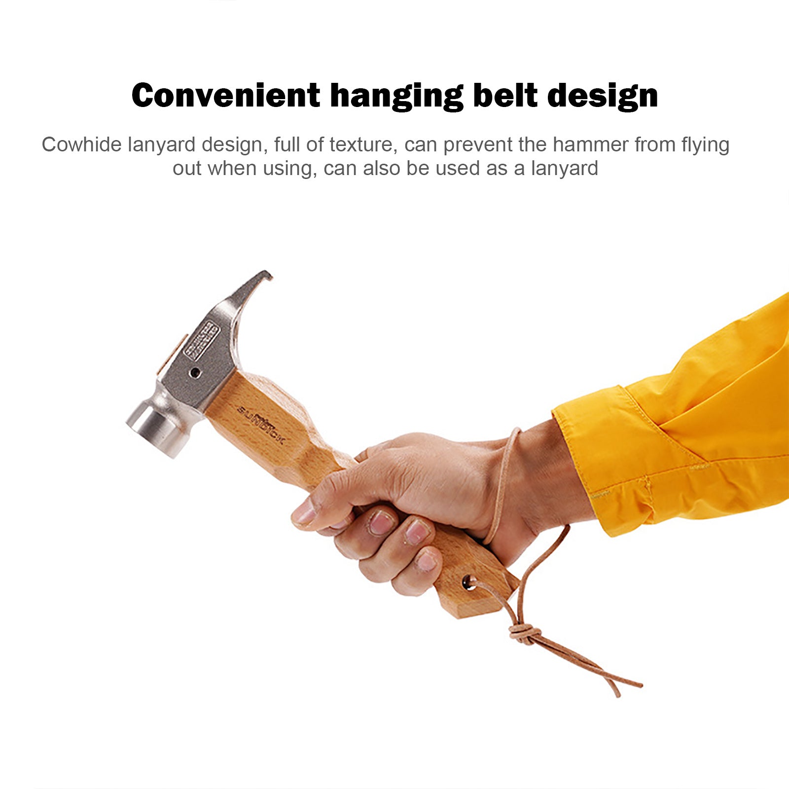 Camping Hammer Tent Mallet Stake Peg Puller Hammer with Holding Strap-xinru