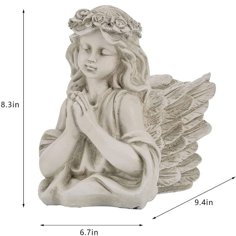 Classical Antique Resin Garden Angel Planters-xinru