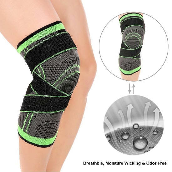 Pain Relief Knee Compression Sleeve With Patella Stabilizer-xinru