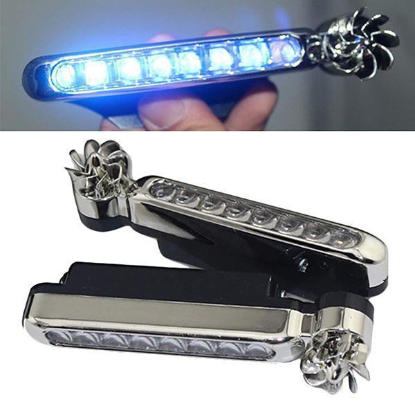 Automatic Wind Power 8 LED Car Light Daylight Headlight-xinru