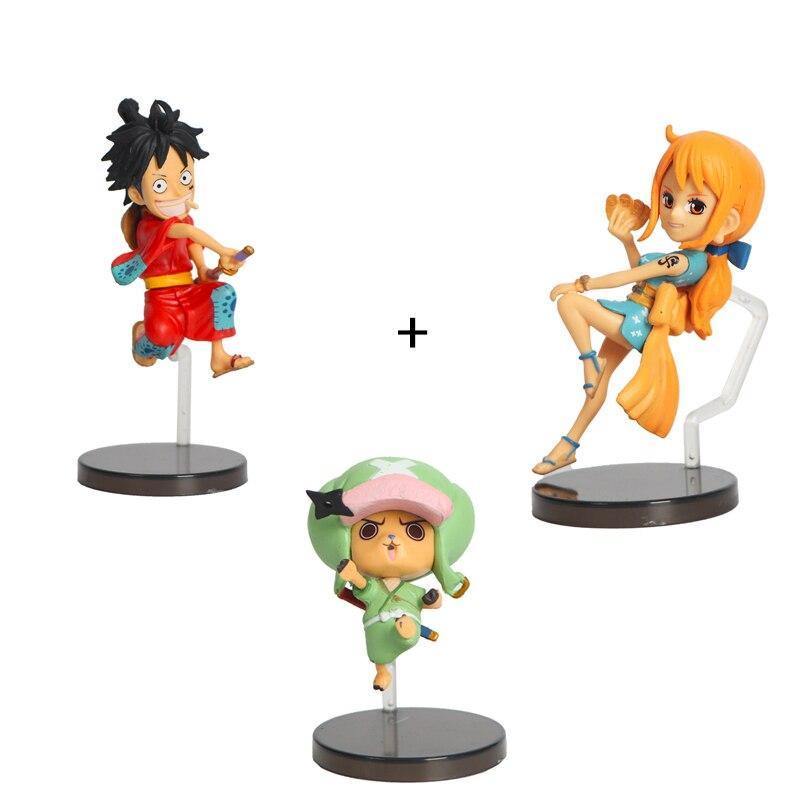 Mini Anime One Piece Action Figures The Straw Hat-xinru
