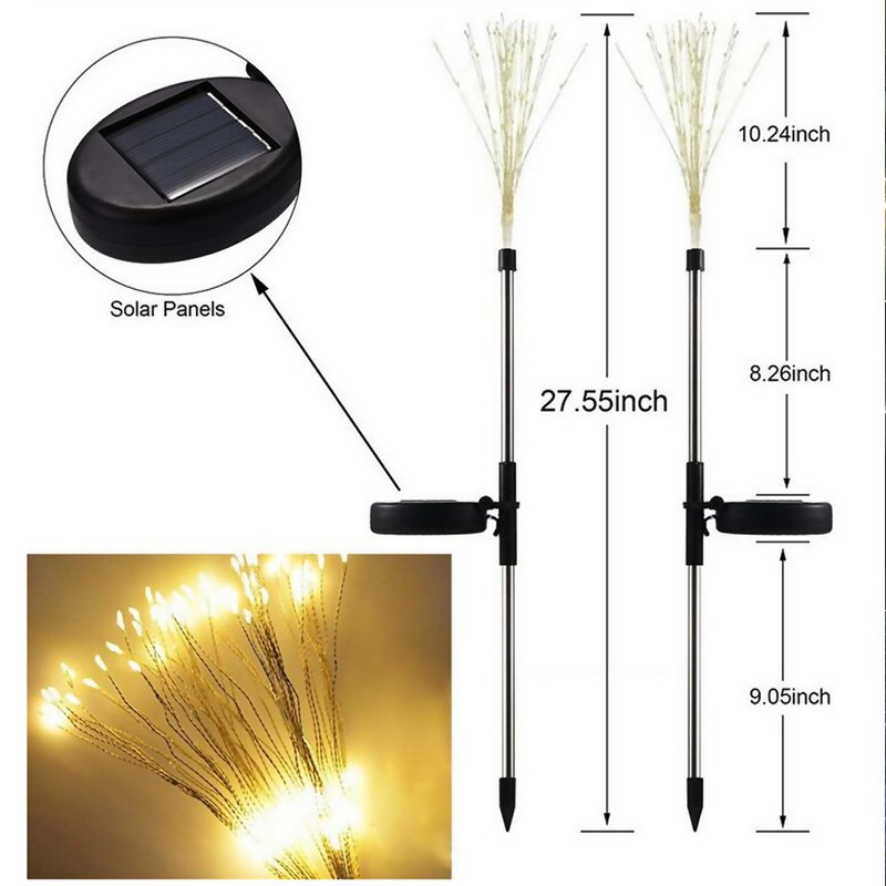 LED Solar Grass Ball Dandelion Waterproof Lawn Light-xinru