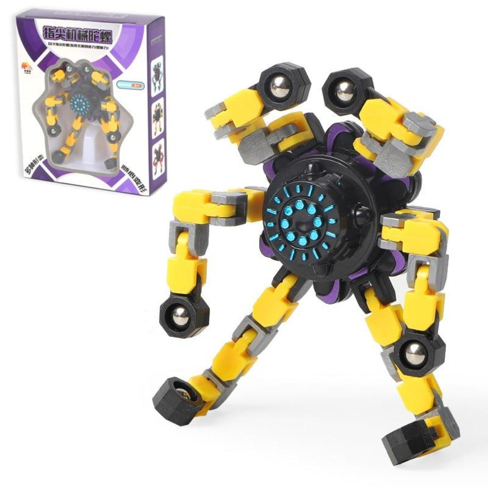 Transforming Robot Finger Fidget Spinner Gyro-xinru