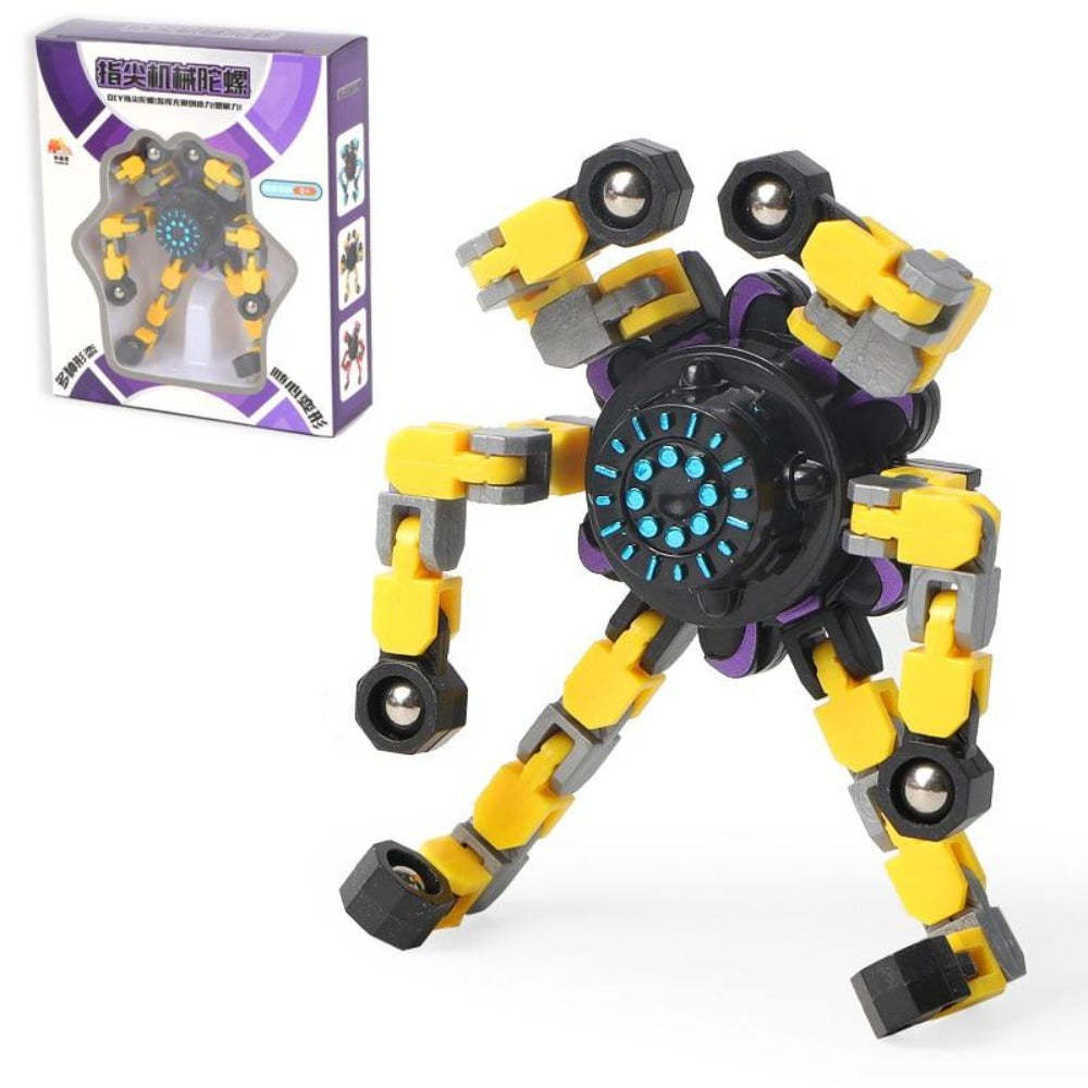 Transforming Robot Finger Fidget Spinner Gyro-xinru