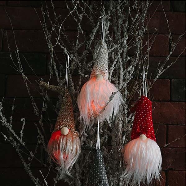 Light Bearded Hanging Decoration  Christmas Gnomes-xinru shop