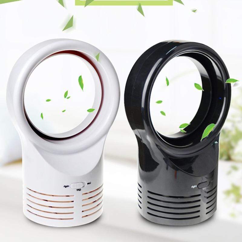 Home Office Electric Mini Portable Adjustable Air Speed Bladeless Fan-xinru